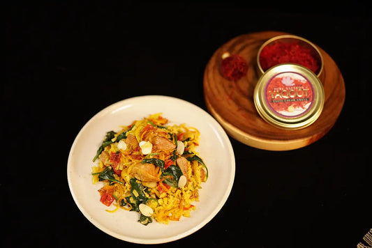 Turkish pilaf with saffron & dried tomato