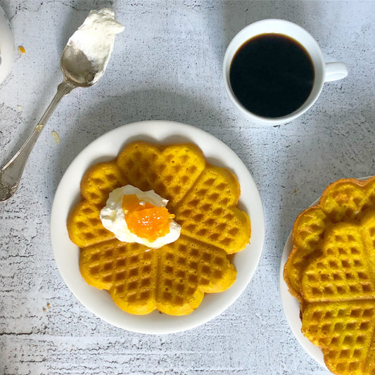 Saffron Waffles