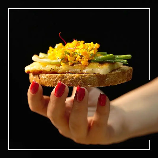 Bruschetta With Saffron & Carrot Salsa
