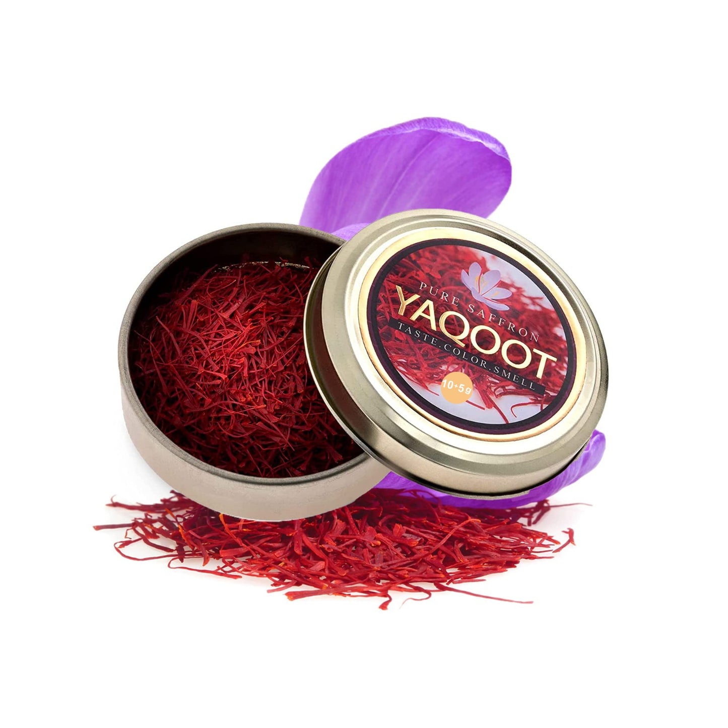 Organic Saffron Premium Gift Bundle (10+5 Grams)