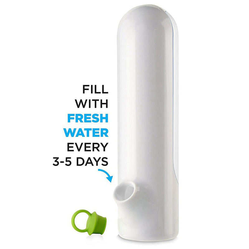 Herb Saver Pod, Vegetable Preservation Bottle, Fresh Herb Keeper for Cilantro, Mint, Parsley, Asparagus, Keeps Greens Fresh for 2-3 Weeks