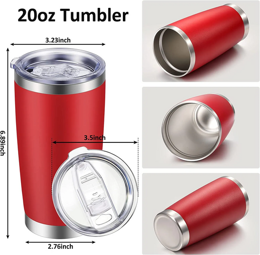 20 oz Stainless Steel Vacuum Insulated Tumbler w/MagSlider Lid