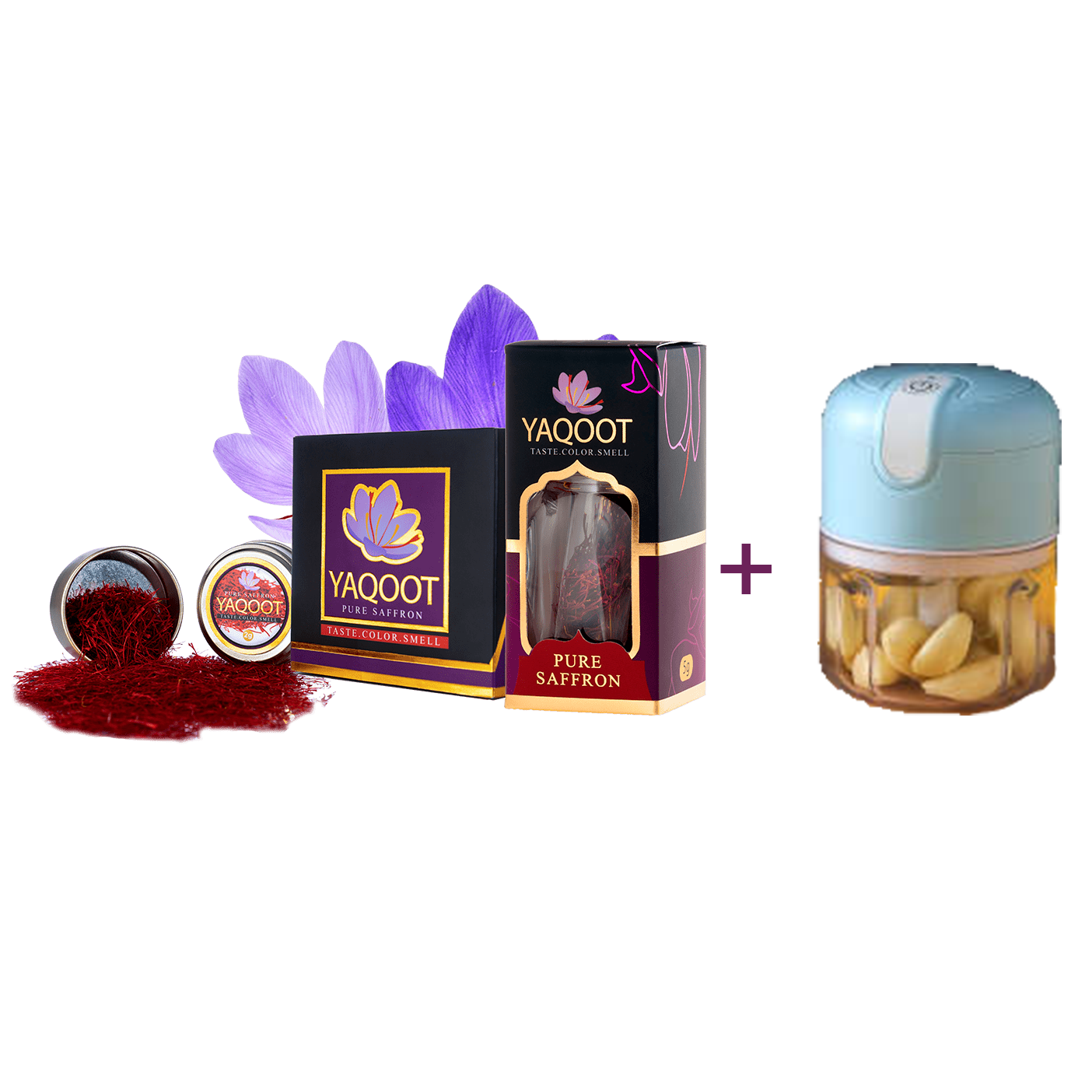 Organic Saffron Premium Gift Bundle (2+5 Grams)