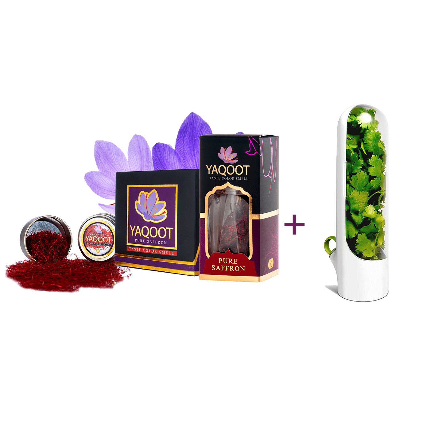 Organic Saffron Premium Gift Bundle (2+5 Grams)