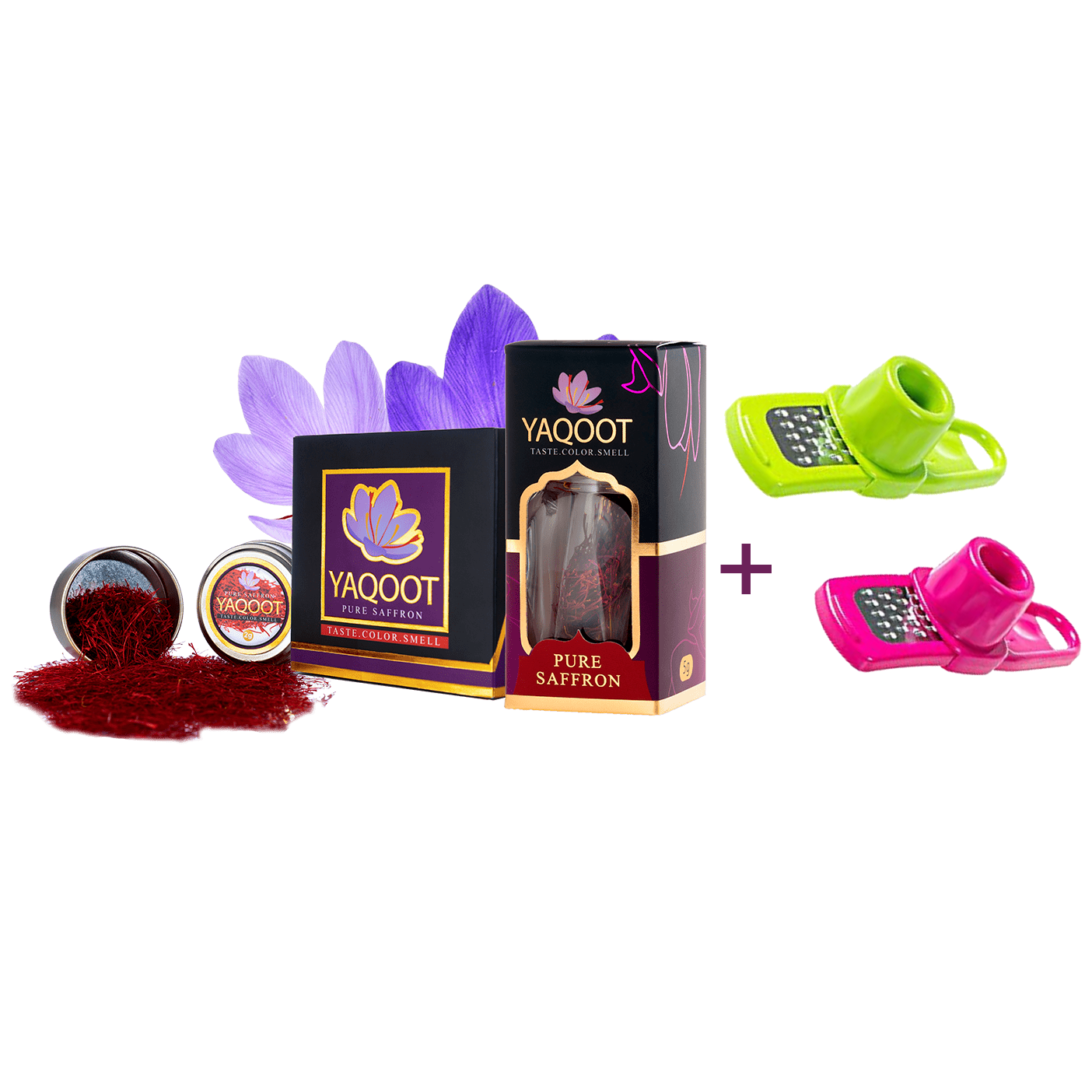 Organic Saffron Premium Gift Bundle (2+5 Grams)