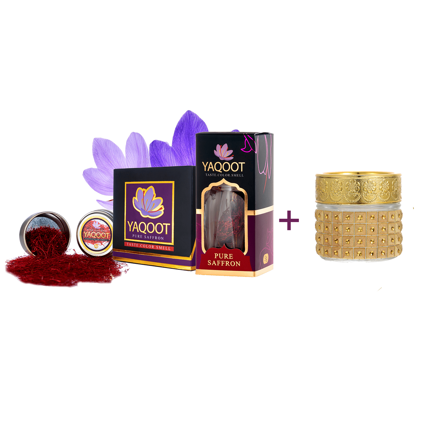 Organic Saffron Premium Gift Bundle (2+5 Grams)