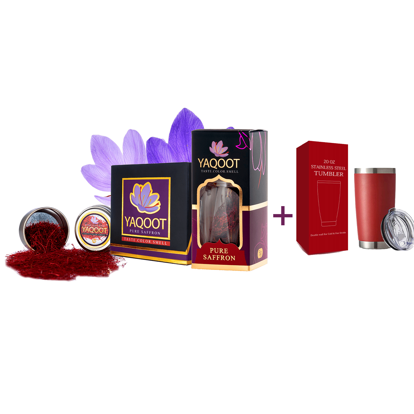 Organic Saffron Premium Gift Bundle (2+5 Grams)