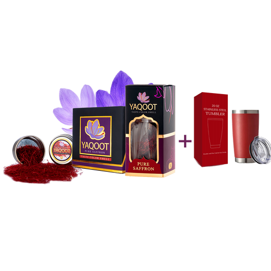 Organic Saffron Premium Gift Bundle (2+5 Grams)