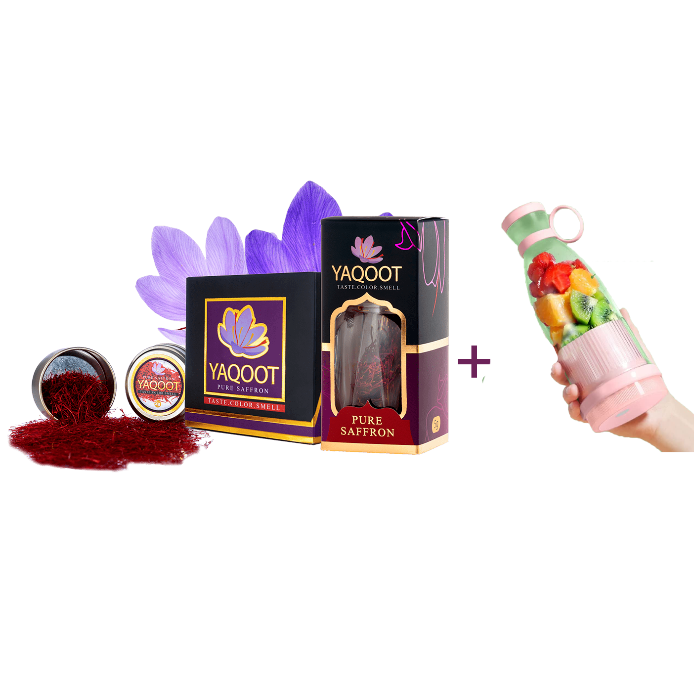 Organic Saffron Premium Gift Bundle (2+5 Grams)