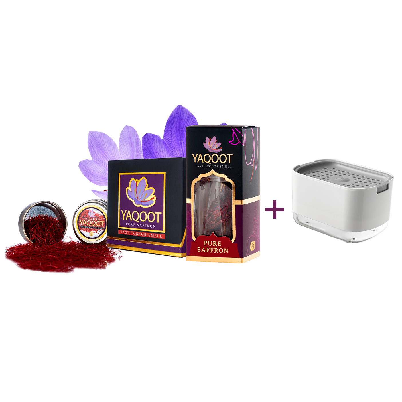 Organic Saffron Premium Gift Bundle (2+5 Grams)