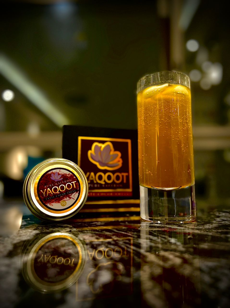 Yaqoot sumac and saffron refresher