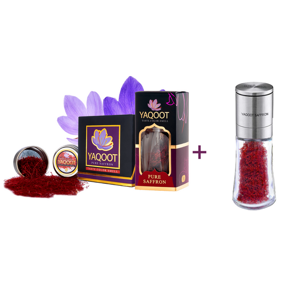 Organic Saffron Premium Gift Bundle (2+5 Grams)