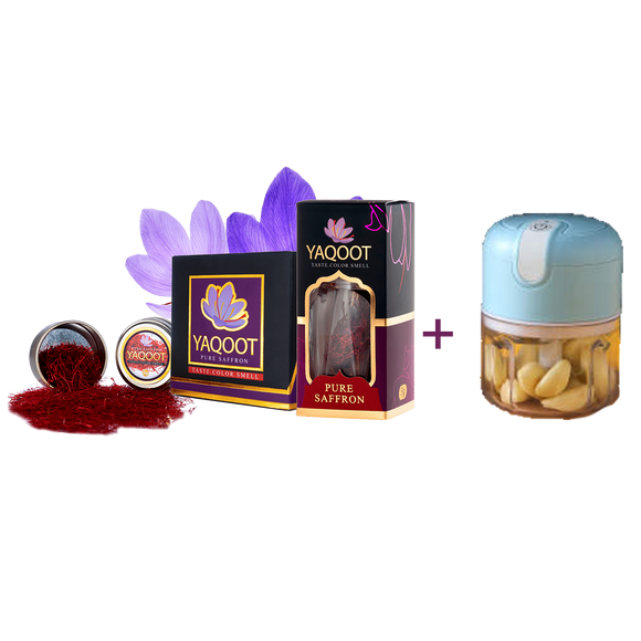 Organic Saffron Premium Gift Bundle (2+5 Grams)