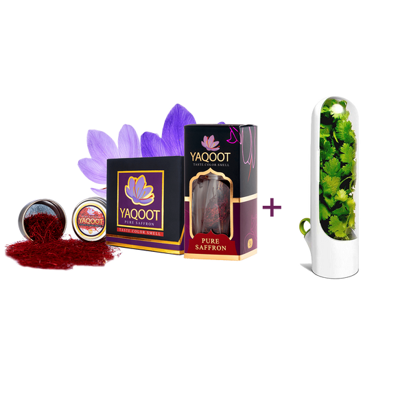 Organic Saffron Premium Gift Bundle (2+5 Grams)