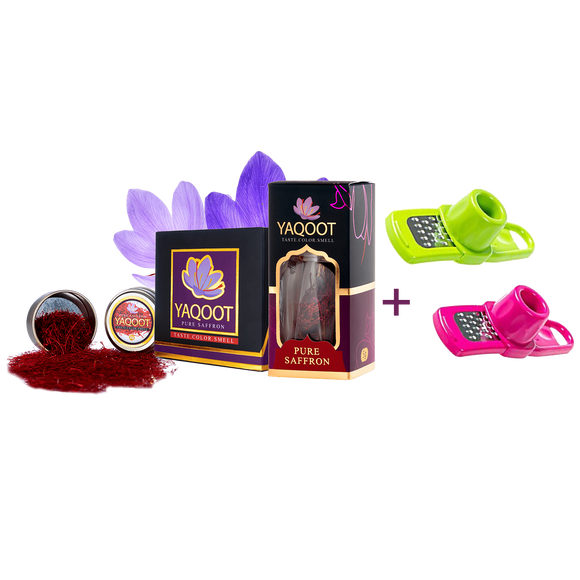 Organic Saffron Premium Gift Bundle (2+5 Grams)