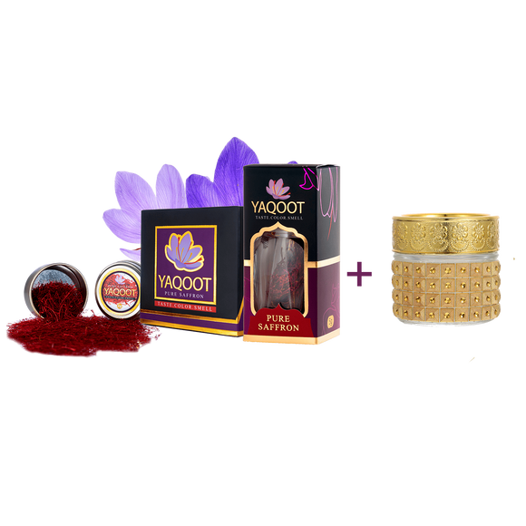 Organic Saffron Premium Gift Bundle (2+5 Grams)