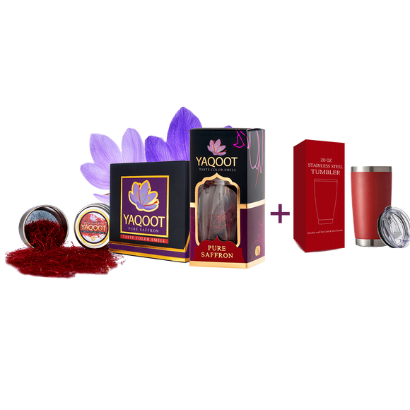 Organic Saffron Premium Gift Bundle (2+5 Grams)