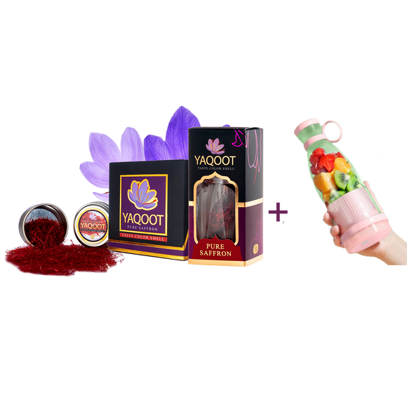 Organic Saffron Premium Gift Bundle (2+5 Grams)