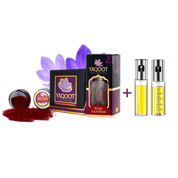 Organic Saffron Premium Gift Bundle (2+5 Grams)